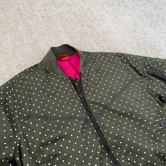 Nike Track and Field Windbomber Polka Dot Zip Up Jacket M - Picture 3 of 10